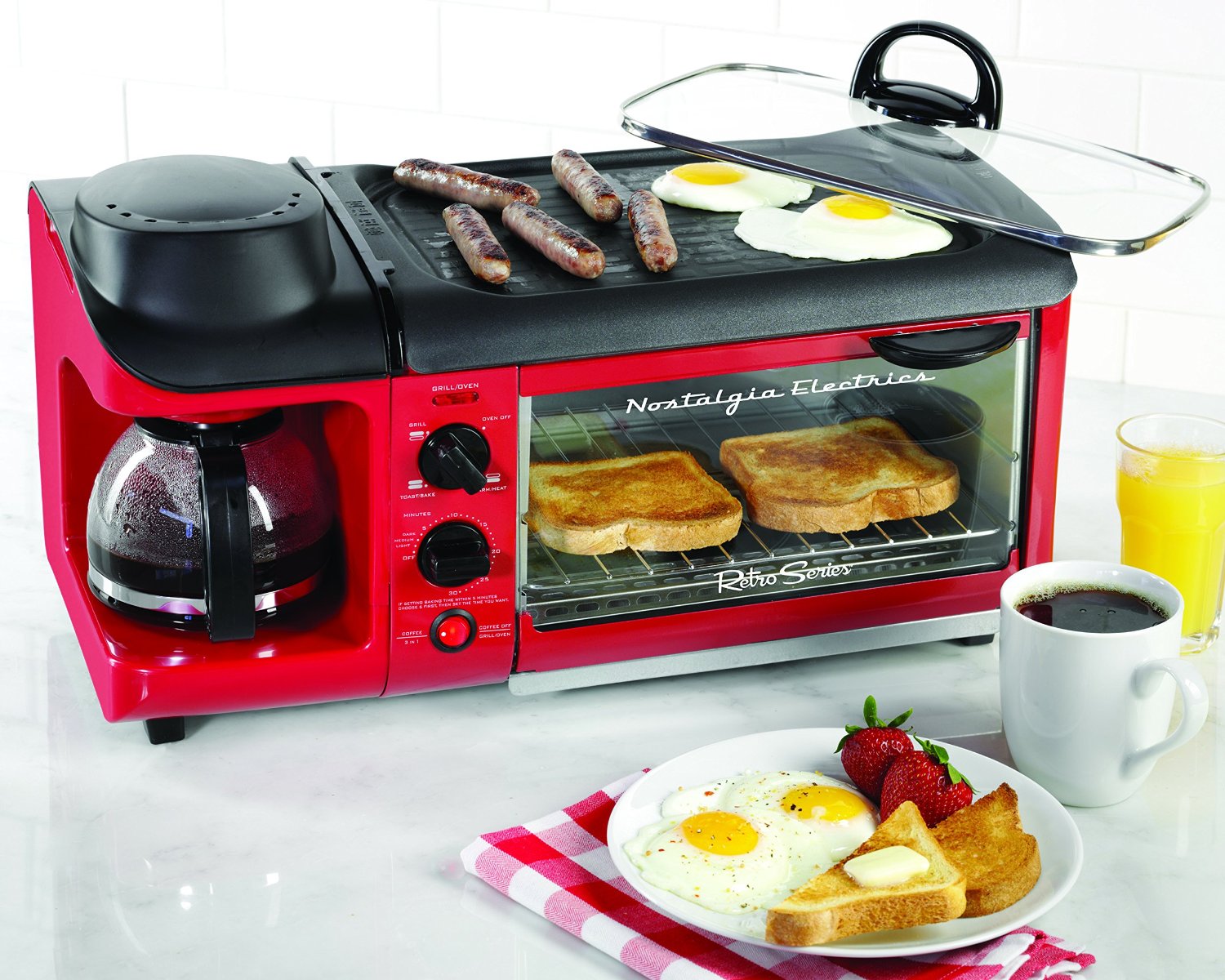 Nostalgia Electrics BSET300RETRORED 3-in-1 Breakfast Station Review